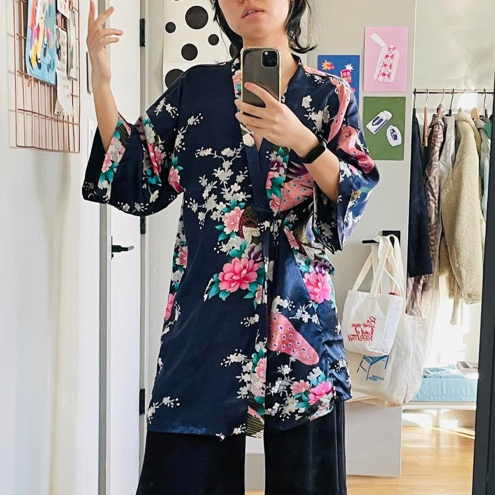 Bird Asian Kimono